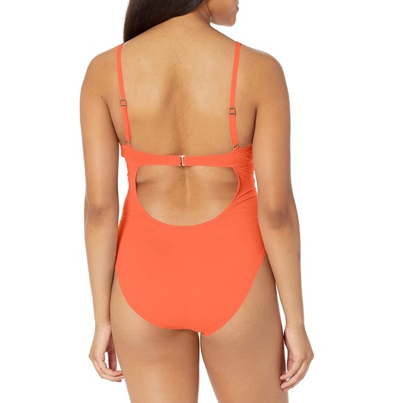 La Blanca Women's Standard Island Goddess Twist Keyhole One Piece Swimsuit - Picture 6 of 8